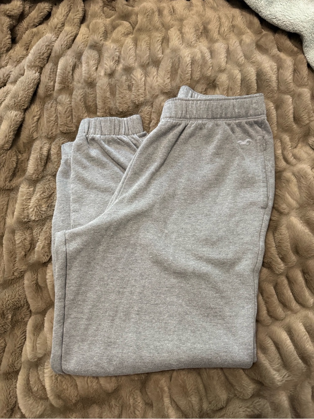 Hollister Light Gray Cozy Sweatpants